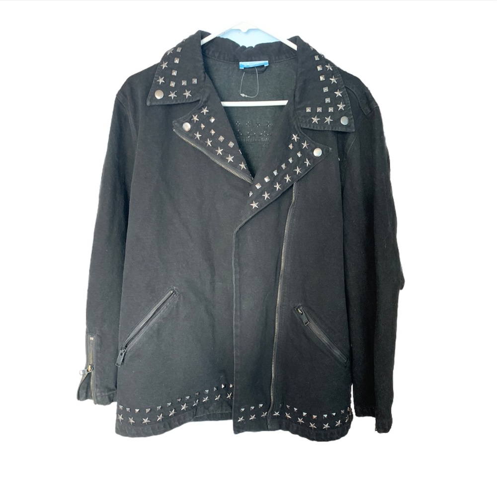 Show me your Mumu black jean jacket